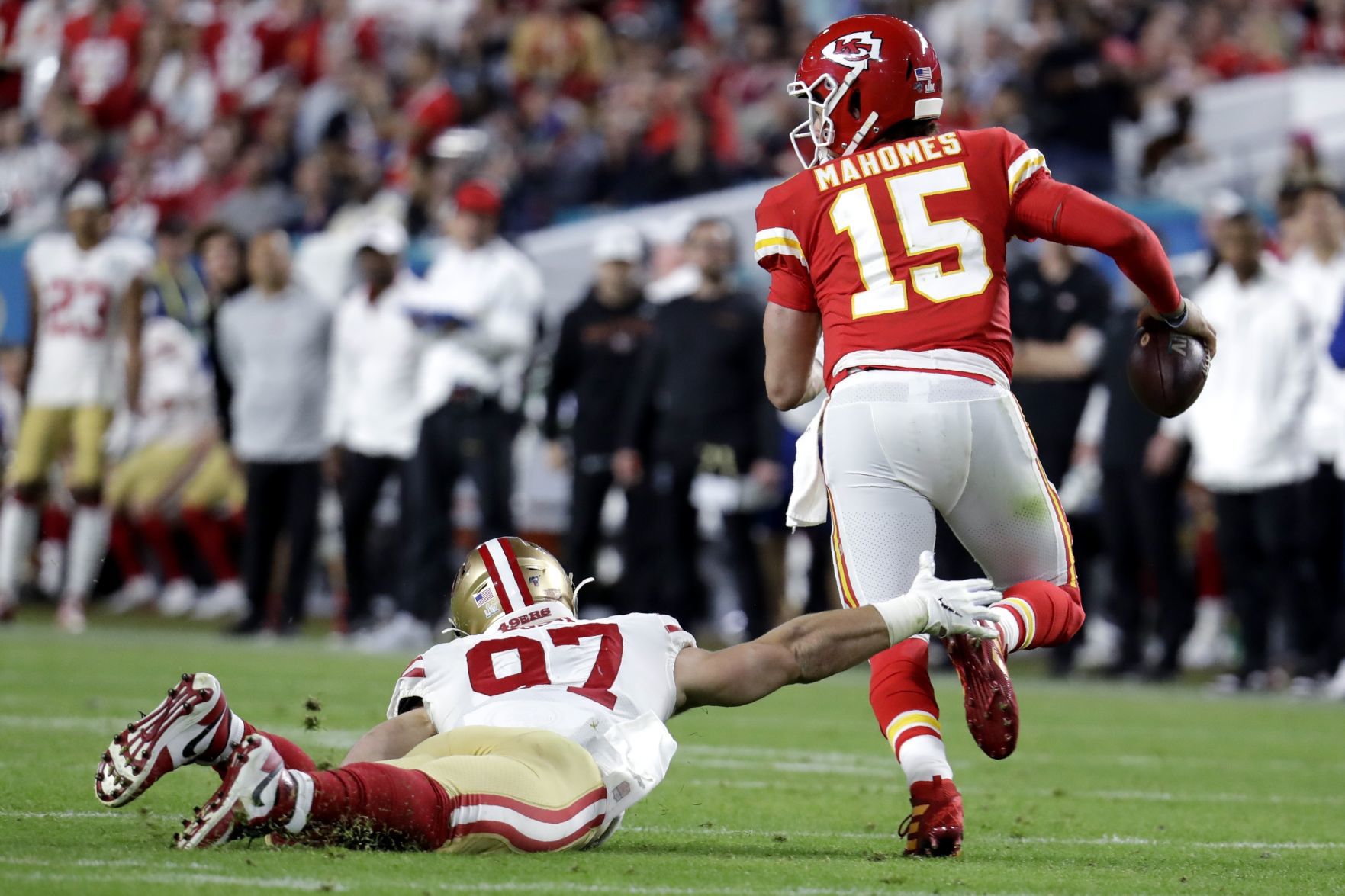 49ers Chiefs Super Bowl Football